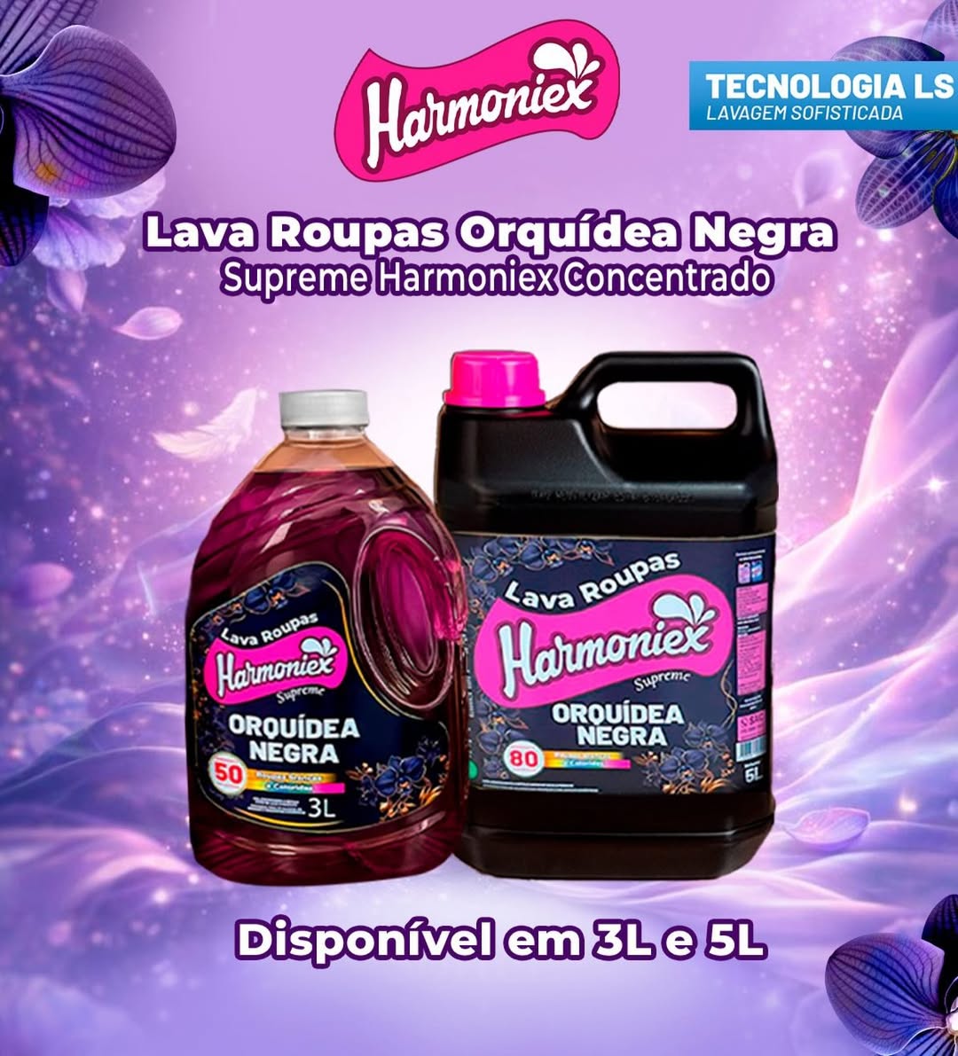Lava roupas Orquídea Negra